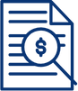 Monoline Tax Inspection Icon